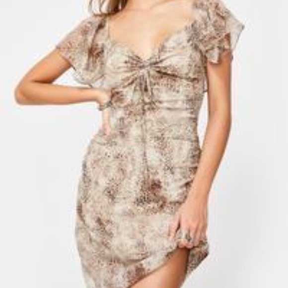 EUC Dolls Kill - Lioness Another Life Leopard Dress - Large Size - Picture 1 of 4